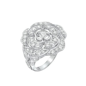BAGUE BOUTON DE CAMELIA GM
