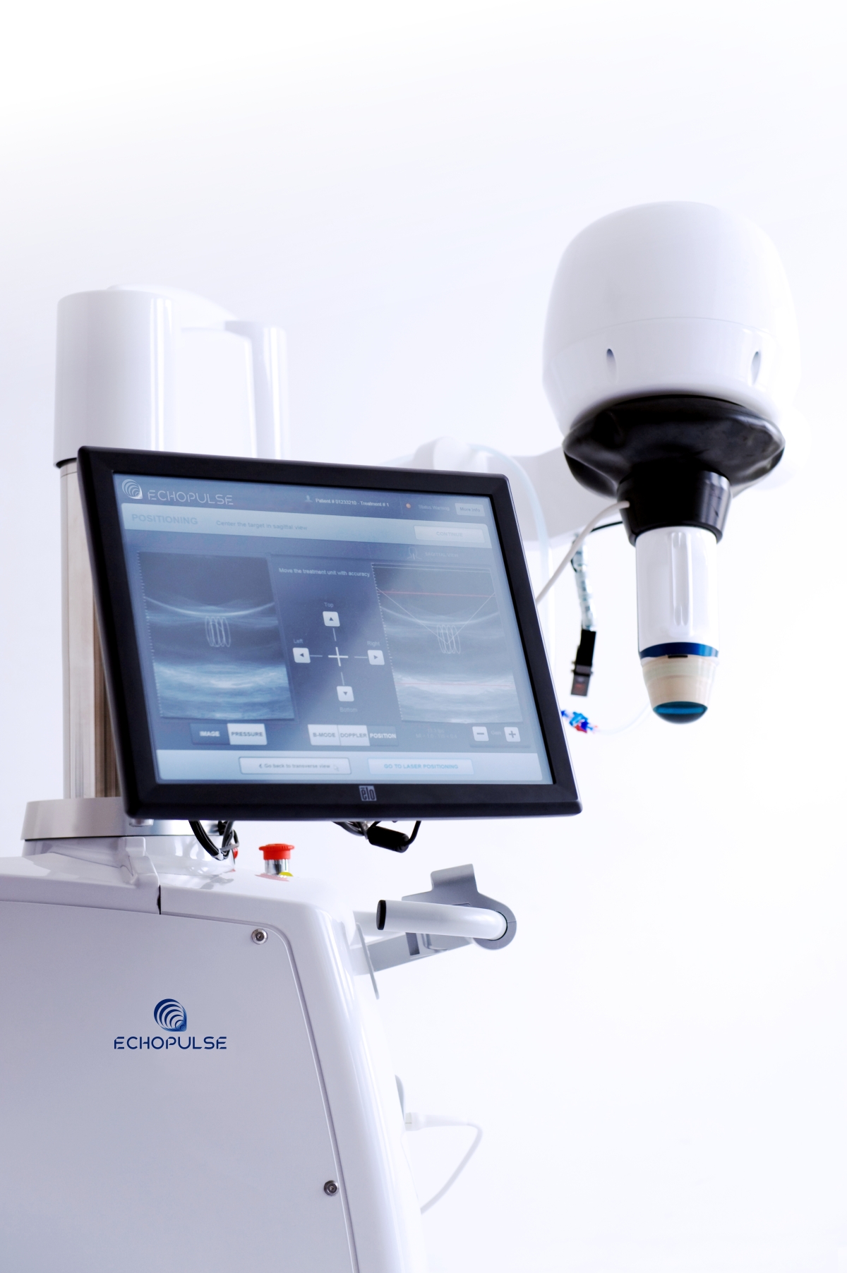Echopulse device_Screen and treatment head