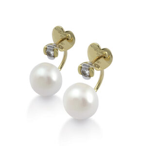 Orecchini Le Midi Cuore e diamanti print