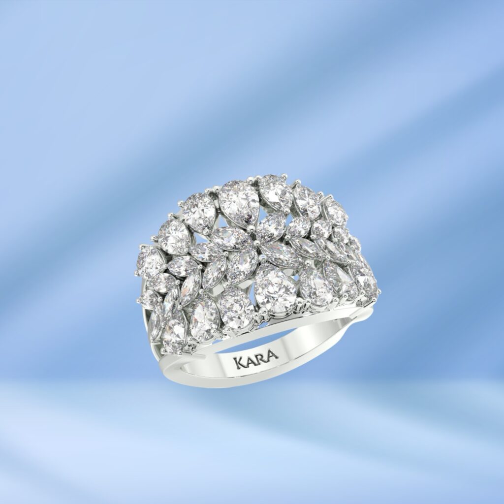 Inel cu Diamante Marquise de 2,83 k, Kara Diamond 31.500 de lei